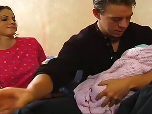 Babysitter Gets Double Dose Of Cock