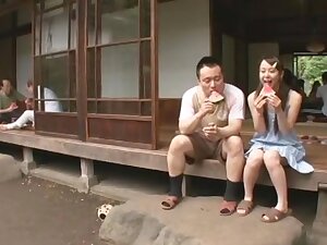 Horny Japanese slut Junko Hayama in Incredible Outdoor, Fingering JAV video