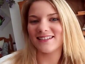 Nasty Blond With Perfect Snatch Reamed