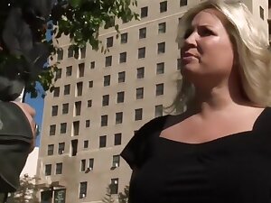 A Girl With Giant Tits Gets Plowed