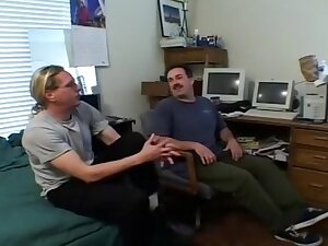 Masturbating Granny Screwed By Repairman