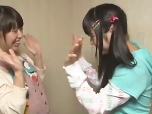 Crazy Japanese chick Mamiru Momone, Mina Yoshii in Incredible Fingering, Facial JAV video