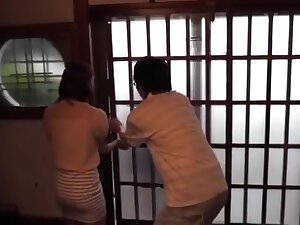 Japanese Cheating Wife Sucks Step brother in Laws Big Cock