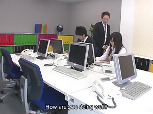 Mikuru Mio fucked in holes at a job interview