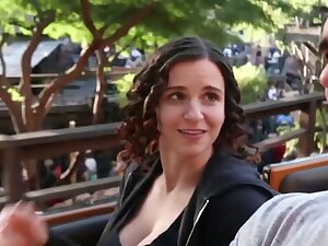 Disneyland + Huge Tits= MUST WATCH