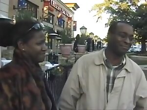White man lets his girlfriend fuck a random black man for cash in front of