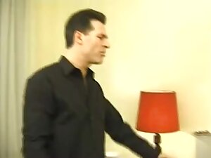French guy dominated hard by a busty Femdom mistress