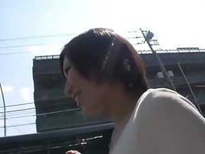 Horny Japanese whore Minami Natsuki in Exotic cunnilingus, couple JAV scene