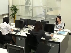 Yuria Sonoda, Neo Kazetani, Kai Miharu, Natsuki Yokoyama in Beauty OL Lesbian Office 3