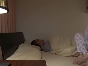 Japanese Horny Step mom and Step son