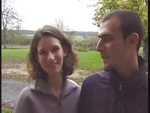 Cute French hairy girl fucked in the ass