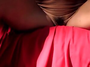 Sexy cougar with big clit