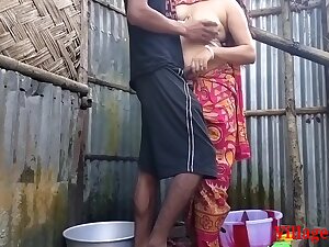 Red Saree Village Married Wife Sex ( Official Video By Villagesex91)