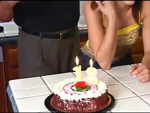Old man fucks teen 18+ hottie and covers her in cum
