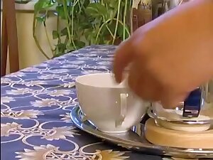 Horst fucks his chubby Hungarian wife for Breakfast