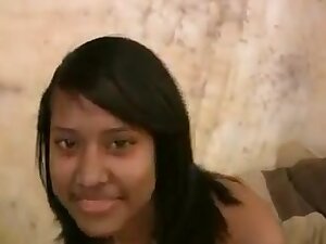 Mexican girl sucks