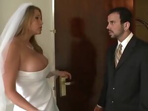 Alanah get fucked on her wedding night