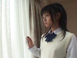 Konomi Futaba masturbates with penis dildo