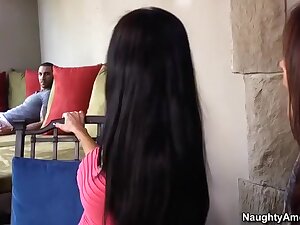 Ava Addams, her friend and her neighbor