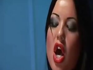 Sex with spandex video with brunette who adores anal