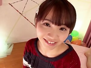 Incredible Japanese chick in Fabulous POV, Handjob JAV clip