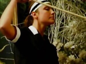 Three maids spanked