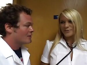 Cute Blonde Secretly Fucks Her Doctor