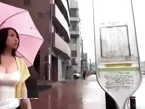 Japanese Wife having hot sex in bus