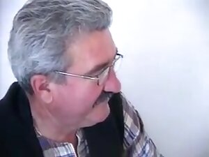 Italian husband watching wife and 2 guys