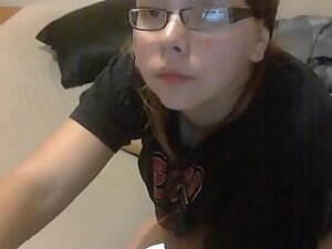 my sexy nerdy wife doing it again