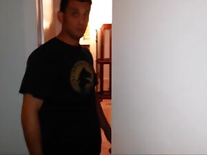 Hubby watches wife fuck to pay off debt