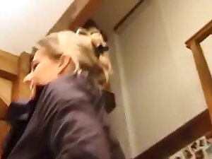 Mature photographer gets sandwiched. Anal, Facial