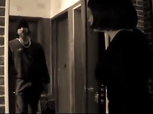 Italian widowed housewife rides plumber cock