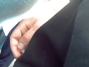 I touched big ass milfs in tight skirts