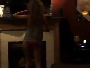 Wife entertains hubby and friend homemade