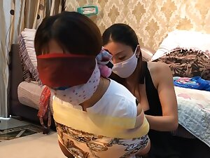 Chinese Beauty Silk Gagged